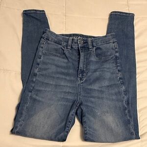 American Eagle Outfitters High Rise Blue Jeans